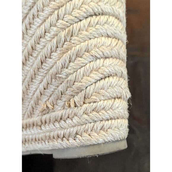 DRAPER JAMES RSVP Claire Women's Espadrille Wedge Sandals Sz 9 Black Ankle Strap - Picture 10 of 12